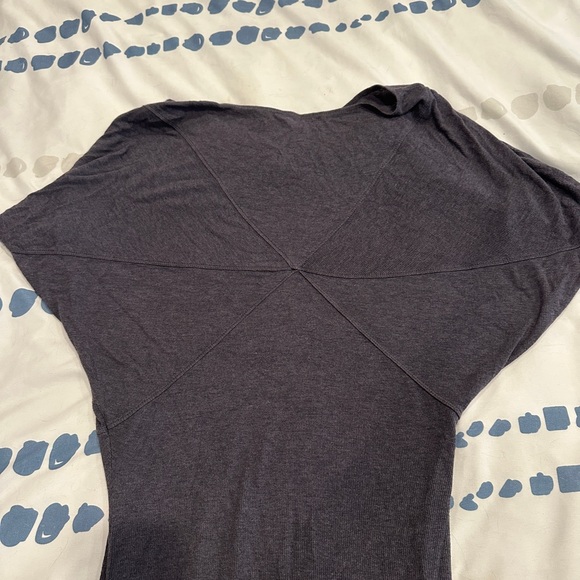 Dark Gray Asymmetrical Dress - Picture 3 of 5